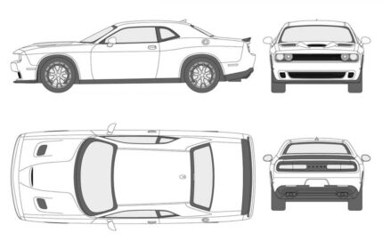 Dodge Challenger 2015 CAD block