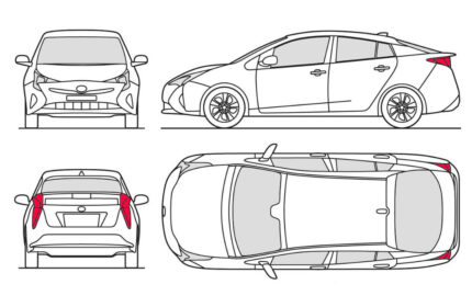 Toyota Pirus 2016 CAD block