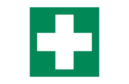 ISO 7010 E003 First Aid Symbol CAD drawing