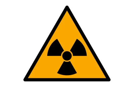 ISO 7010 W003 Radiation Warning Sign CAD block