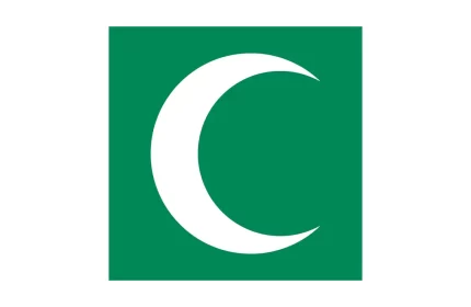 ISO 7010 E003 First Aid Crescent Symbol CAD block