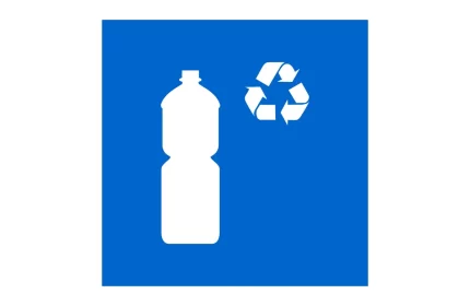 Recycling Plastic Sign CAD Block