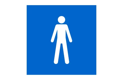 ISO 7001 PF002 Toilets-male Symbol