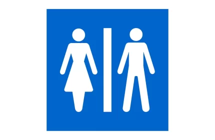 ISO 7001 PF004 Toilets-unisex Symbol