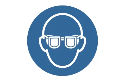 ISO 7010 M004 Wear Eye Protection Symbol