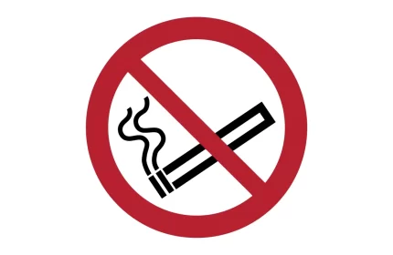 ISO 7010 P002 No Smoking Sign CAD block