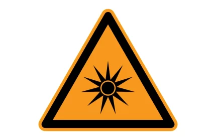 ISO 7010 W027 Optical Radiation Warning Symbol