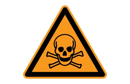 ISO 7010 W016 Toxic Material Warning Symbol