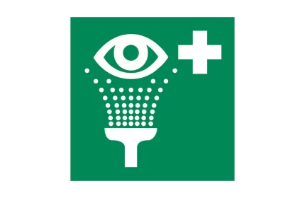 ISO_7010_E011 Eyewash Station Emergency Sign CAD Block