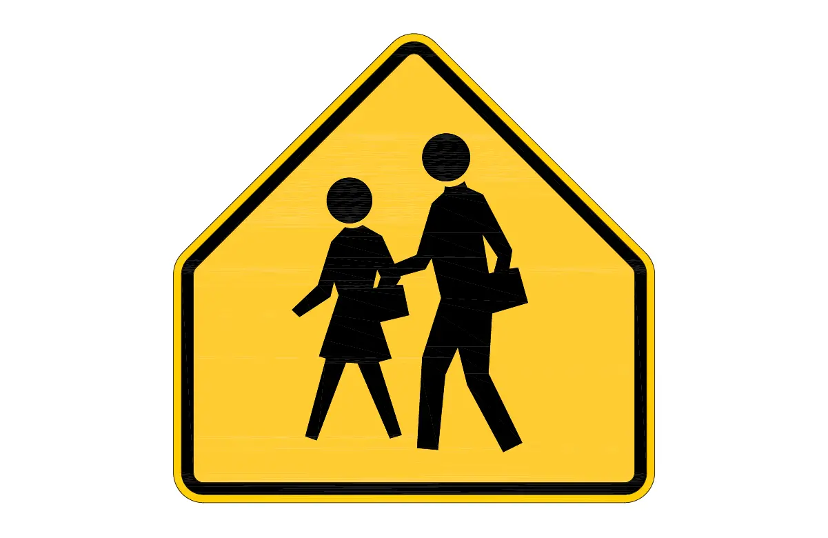 MUTCD S1-1 School Zone Sign 30x30 Inch