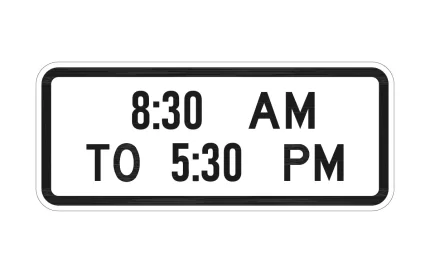 MUTCD S4-1 School Zone Times Sign CAD Block