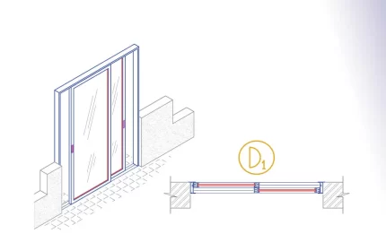 Aluminium Sliding Door AutoCAD Plugin