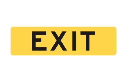 MUTCD E11-01a EXIT Sign CAD Block