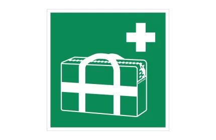 ISO 7010 E027 Medical Grab Bag Sign CAD Block