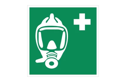 ISO 7010 E029 Emergency Escape Breathing Device Sign CAD Block