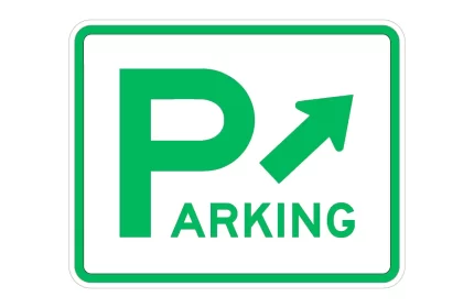 MUTCD D4-1 Parking Area Sign CAD Block