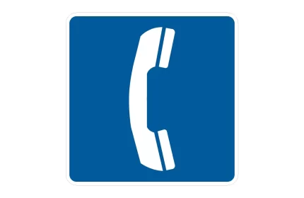 MUTCD D9-1 Telephone Sign CAD Block