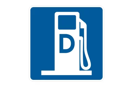MUTCD D9-11 Diesel Fuel Sign CAD Block