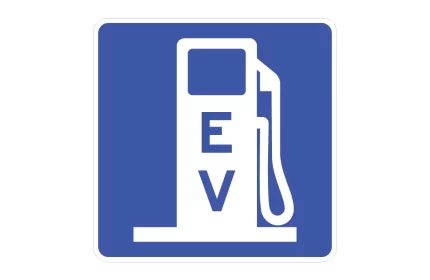 MUTCD D9-11b Electric Vehicle Charging Sign CAD Block