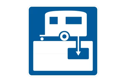 MUTCD D9-12 RV Sanitary Station Sign CAD Block