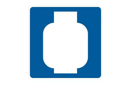 MUTCD D9-15 Propane Sign CAD Block