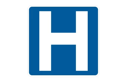 MUTCD D9-2 Hospital Sign CAD Block