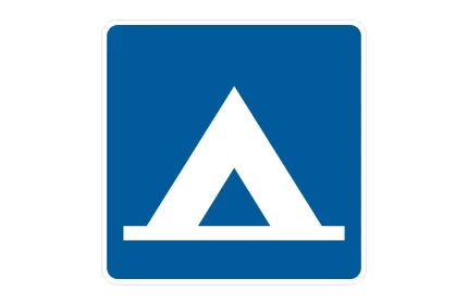 MUTCD D9-3 Camping Sign CAD Block