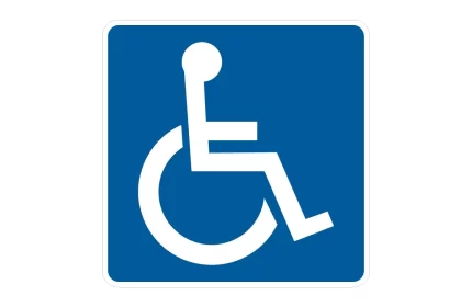 MUTCD D9-6 Handicapped Accessible Sign CAD Block
