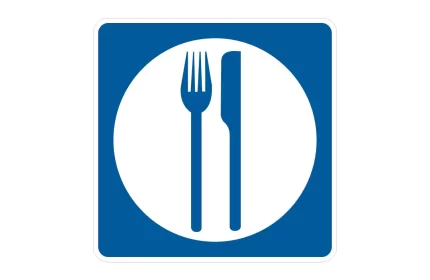 MUTCD D9-8 Food Sign CAD Block