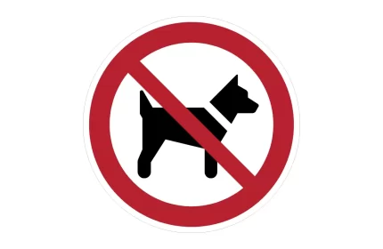 ISO 7010 P021 No Dogs Sign CAD Block
