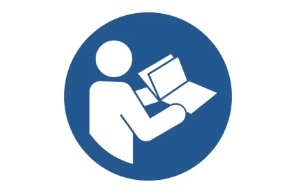 ISO 7010 M002 Refer to instruction manual Sign CAD Block