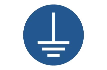 ISO 7010 M005 Connect An Earth Terminal To The Ground Sign CAD Block