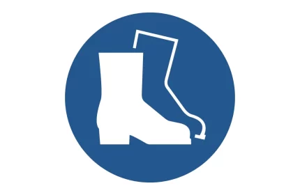 ISO 7010 M008 Wear Safety Footwear Sign CAD Block