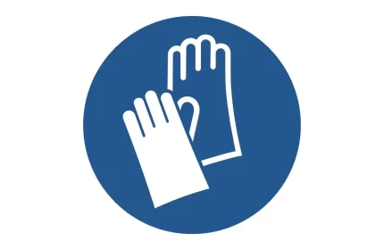 ISO 7010 M009 Wear Protective Gloves Sign CAD Block