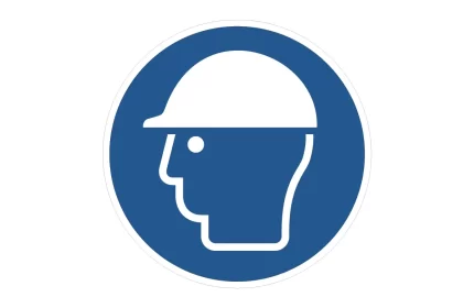 ISO 7010 M014 Wear Head Protection Sign CAD Block