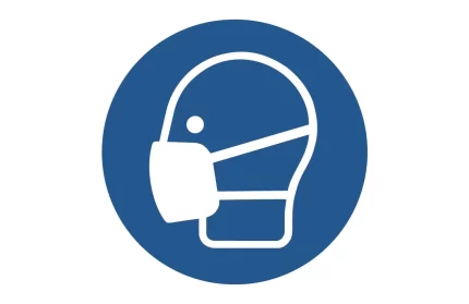 ISO 7010 M016 Wear A Mask Sign CAD Block