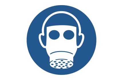 ISO 7010 M017 Wear Respiratory Protection Sign CAD Block