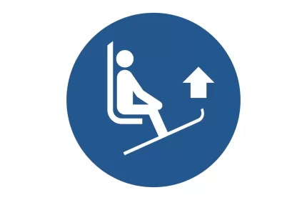 ISO 7010 M036 Lift Ski Tips Sign CAD Block