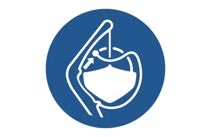 ISO 7010 M045 Release Lifeboat Gripes in Launch Sequence Sign CAD Block