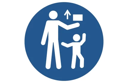ISO 7010 M055 Keep Out of the Reach of Children Sign CAD Drawings(DWG, PDF, SVG)