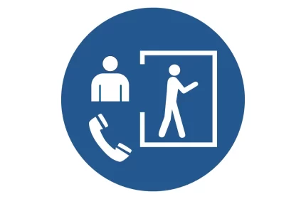 ISO 7010 M058 Entry Only With Supervisor Outside Sign CAD Drawings(DWG, PDF, SVG)