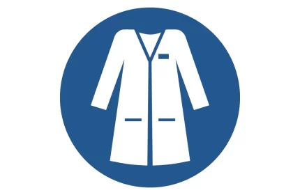 ISO 7010 M059 Wear Laboratory Coat Sign CAD Drawings(DWG, PDF, SVG)