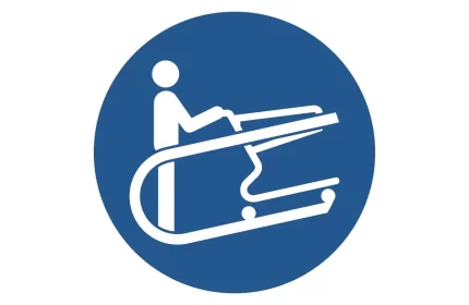 ISO 7010 M060 Hold the Trolley Handle Sign CAD Drawings(DWG, PDF, SVG)