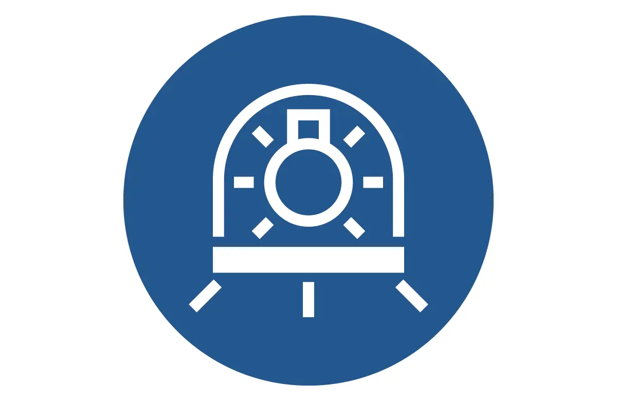 ISO 7010 M070 Use Lamp in Luminaire With Shield Sign CAD Drawings(DWG, PDF, SVG)