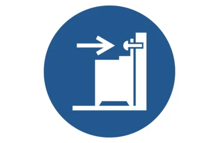 ISO 7010 M071 Use Anti-Tip Restraints Sign CAD Drawings(DWG, PDF, SVG)