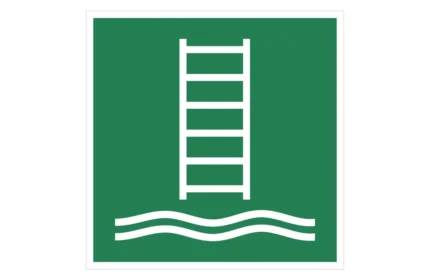 ISO 7010 E053 Embarkation ladder Sign CAD Drawings (DWG, SVG, DXF)
