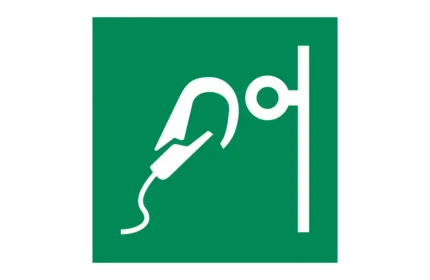 ISO 7010 E072 Safe Anchorage Point Sign blocks (DWG, SVG, PDF)
