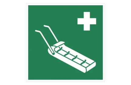 52455 ISO 7010 E071 Rescue Toboggan Sign CAD Drawings (DWG, SVG, PDF)