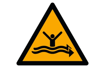 ISO 7010 W057 Strong Currents Warning Sign CAD Drawings (DWG, PDF, SVG)
