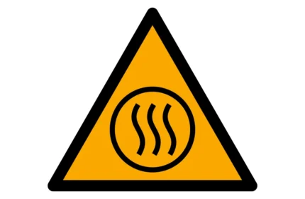 ISO 7010 W079 Hot Content Warning Sign CAD Drawings (DWG, SVG, PDF)